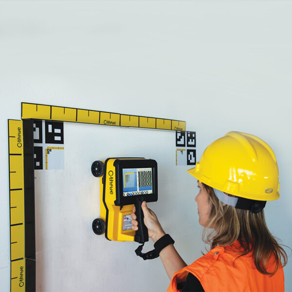 c-thrue concrete scanner in use